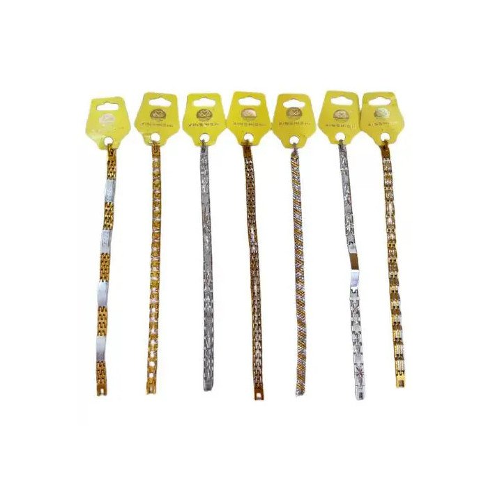 Toptan 316L Orta Boy Çelik Bileklik - Kararmaz ve Şık Unisex Modeller