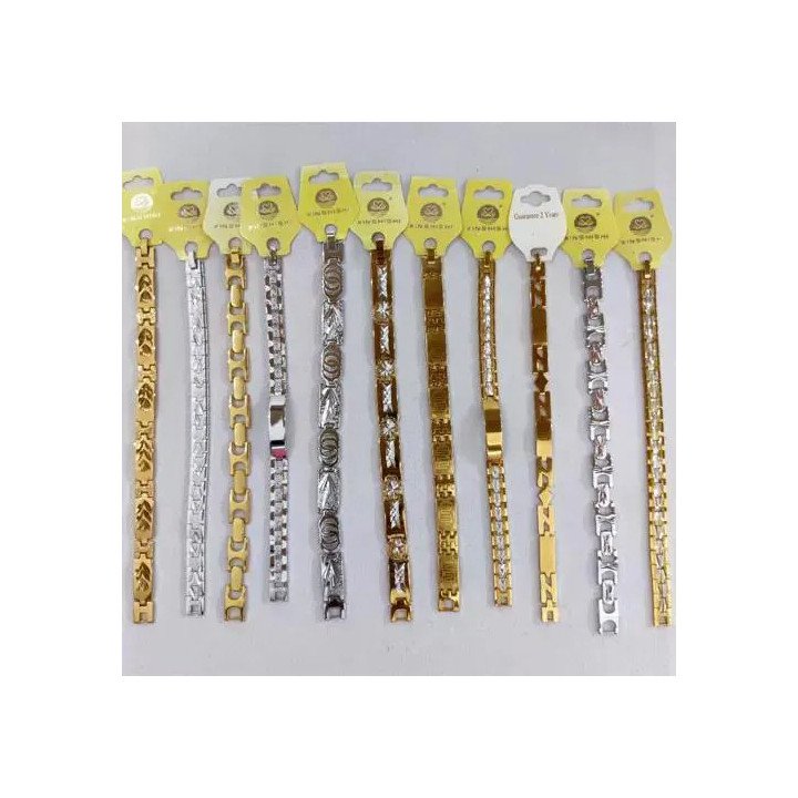 Toptan 316L Çelik Bileklikler Kalın Boy - Unisex Modeller