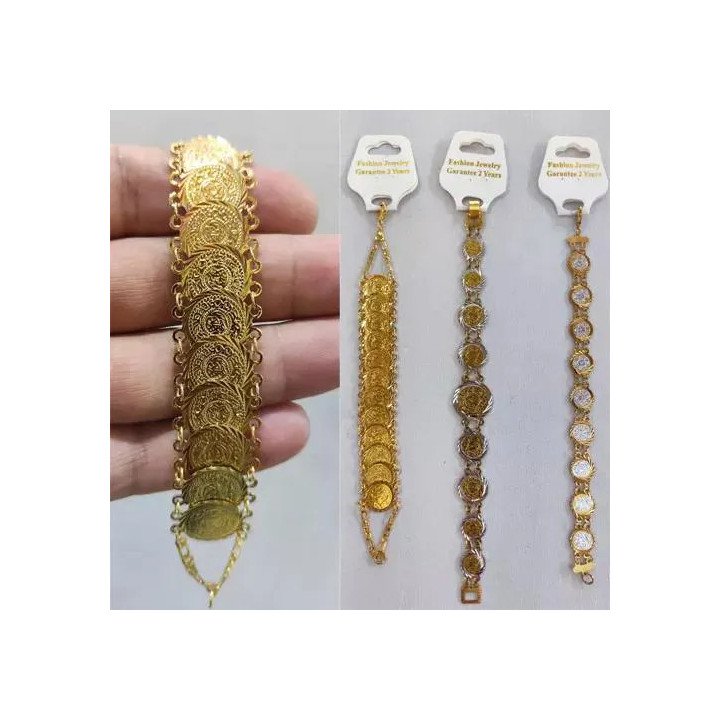 Toptan 316L Çelik Bileklik - Pullu ve Kararmaz Bayan Modeller