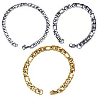 Toptan Orta Boy Çelik Zincir Bileklik 1.5 mm