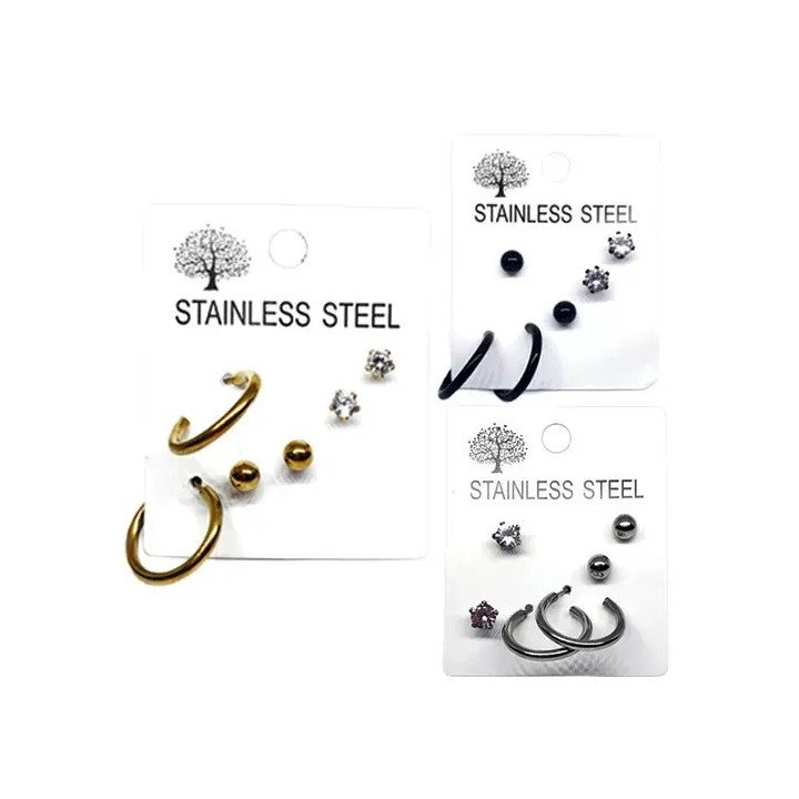 Toptan 3lu Celik Kupe Seti - Uygun Fiyatli ve Sik Tasarimlar