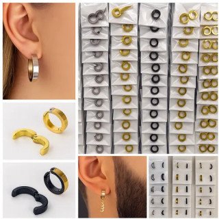 Toptan 316L Çelik Bay Bayan Küpe Modelleri