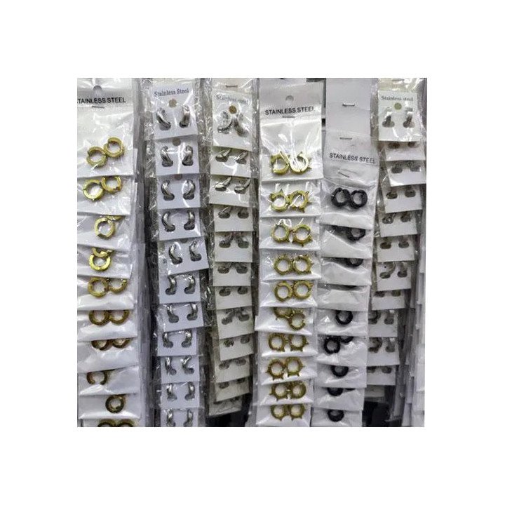 Toptan 316L Çelik Bay Bayan Küpe Modelleri