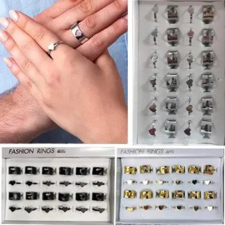 Toptan Kalpli Çift Sevgili Yüzükleri - Eklem Yüzük Setleri