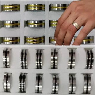 Toptan Çelik Alyans - İthal Kararmaz Unisex Yüzükler