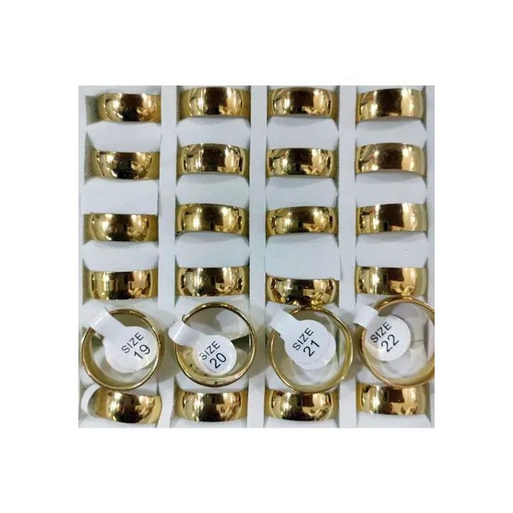 Toptan Bombe Alyans - İthal Çelik Kararmaz Yüzük Modelleri