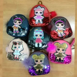 Toptan Pullu Işıklı Çocuk Çantaları