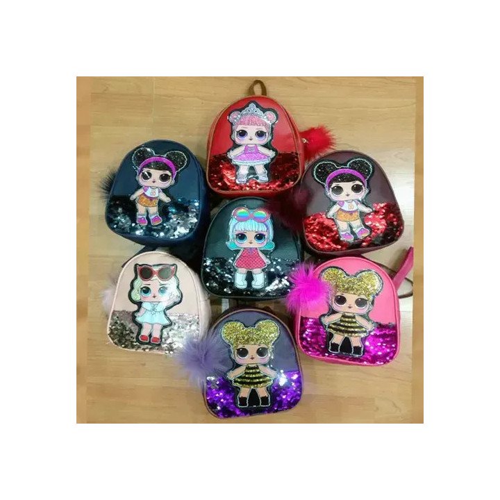 Toptan Pullu Işıklı Çocuk Çantaları