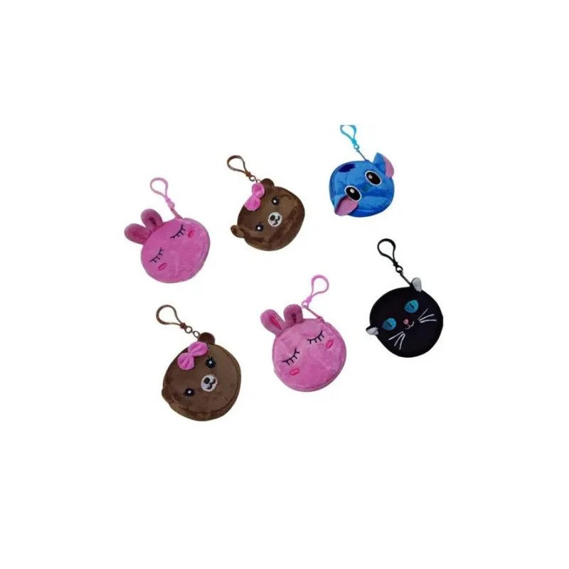 Toptan Mini Peluş Cüzdan Ve Çanta Aksesuarları