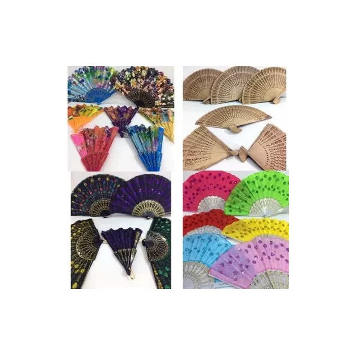 Toptan Renkli Ve Dekoratif Yelpaze Çeşitleri