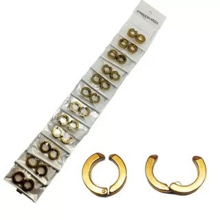 Toptan Sade Sıkıştırmalı Çelik Küpe | Deliksiz Pratik Kullanım