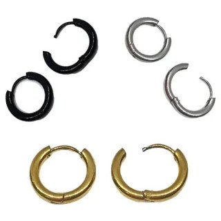 Toptan Sade Küçük Halka Çelik Küpe | Minimal ve Şık Tasarım