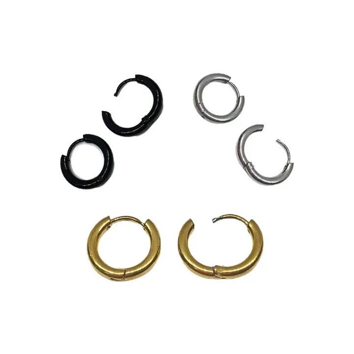 Toptan Sade Küçük Halka Çelik Küpe | Minimal ve Şık Tasarım