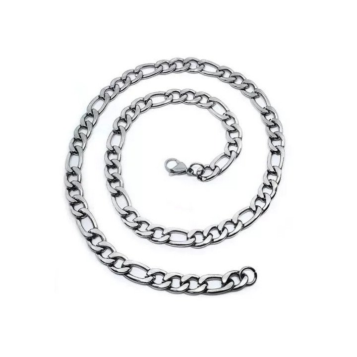 Toptan Kalın Kuşgözü Çelik Kolye - Modern ve Şık Zincir Model