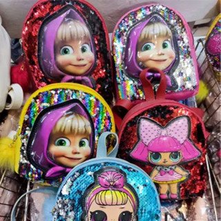 Toptan Genç Pullu Çantalar Işıklı