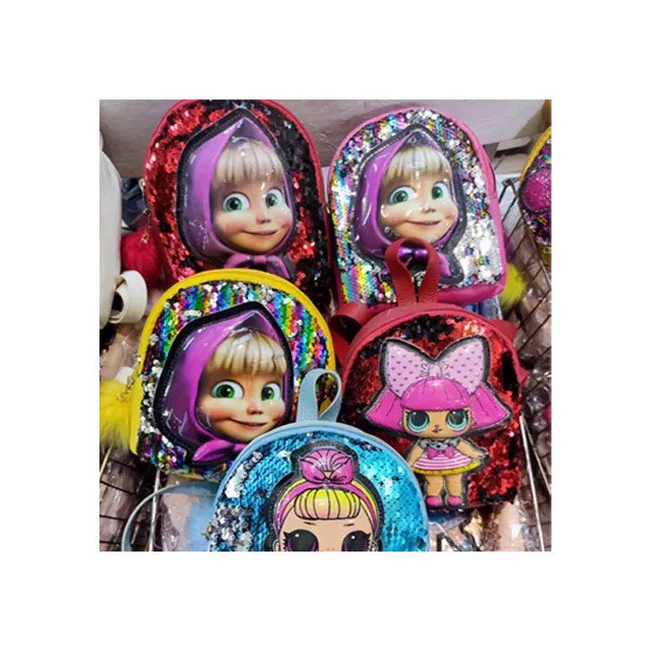 Toptan Genç Pullu Çantalar Işıklı