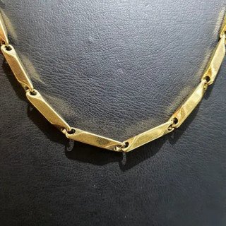 Toptan Çelik Orta Gold Kibrit Kolye