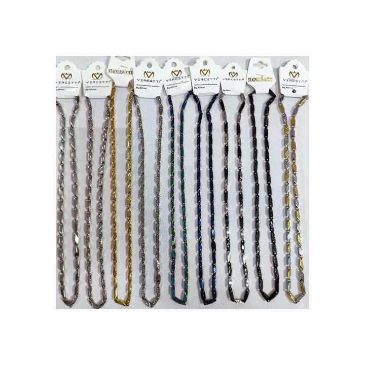 Toptan 316L Paslanmaz Çelik Kolye Zinciri 4 mm