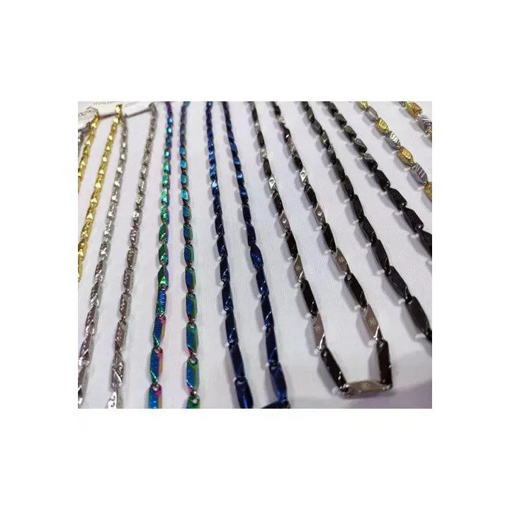 Toptan 316L Paslanmaz Çelik Kolye Zinciri 4 mm