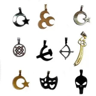 Toptan 316L Çelik Kolye Ucu - Paslanmaz, Kararmaz Takı Aparatları