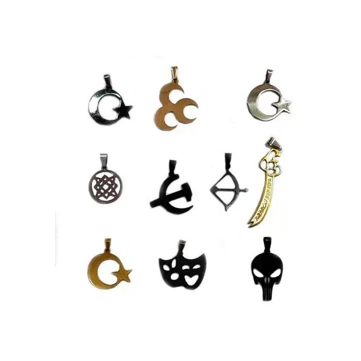 Toptan 316L Çelik Kolye Ucu - Paslanmaz, Kararmaz Takı Aparatları