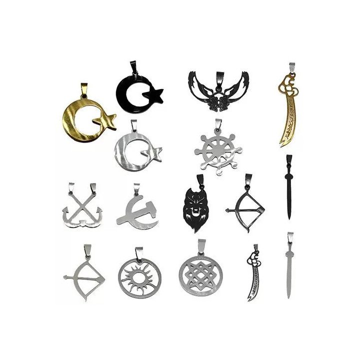 Toptan 316L Çelik Kolye Ucu - Paslanmaz, Kararmaz Takı Aparatları