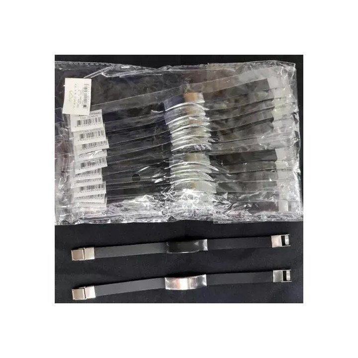 Toptan İsim Yazılan Kauçuk Metal Bileklik