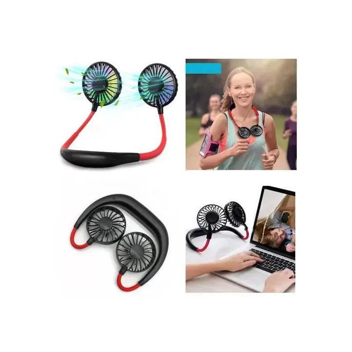 Toptan Boyun Askılı Vantilatör Fan | Şarjlı Ledli Serinletici Ürün
