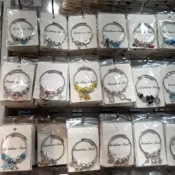 Toptan Pandora Stil Çelik Bileklik - Ayarlanabilir Şık ve Dayanıklı