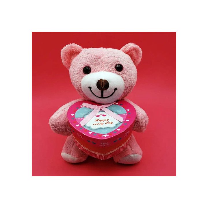 Toptan Aşk Mesajlı Peluş Ayıcık | 365 Günlük Romantik Hediye
