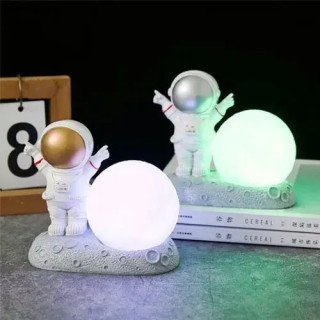 Toptan 3D Sevimli Astronot Model Lamba | Gece Lambası Ve Dekoratif Işık
