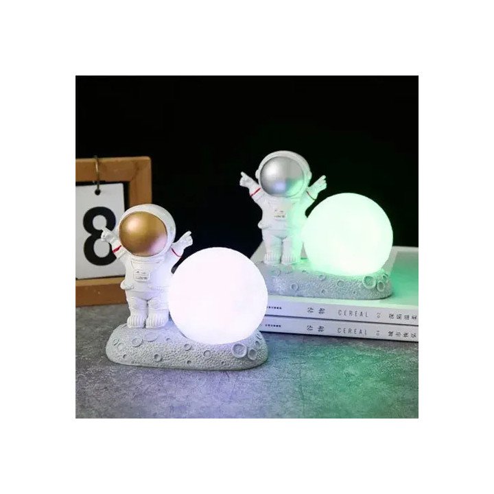 Toptan 3D Sevimli Astronot Model Lamba | Gece Lambası Ve Dekoratif Işık
