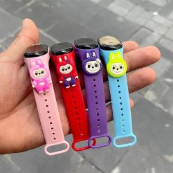Toptan Labubu Figürlü Su Geçirmez Çocuk Dijital LED Saat Modelleri