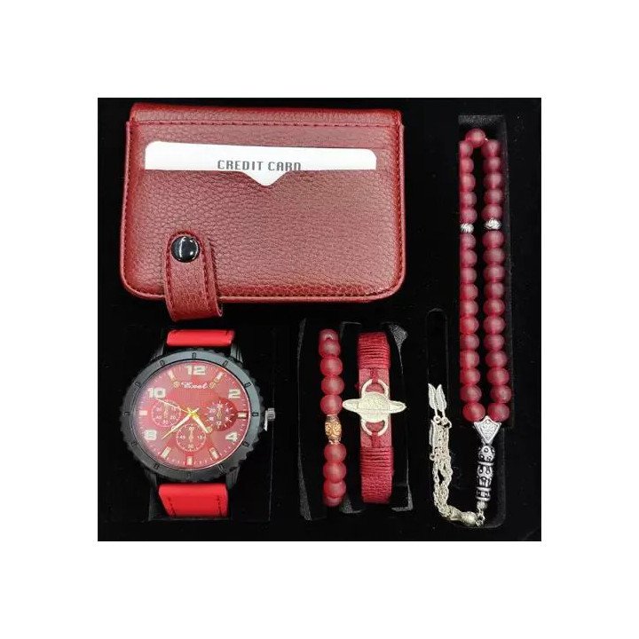 Toptan Erkek Saat Cüzdan Kombin