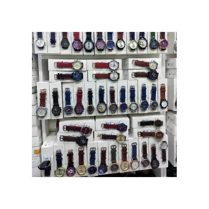 Toptan Erkek Deri Kordon Kol Saatleri - Şık Klasik Model