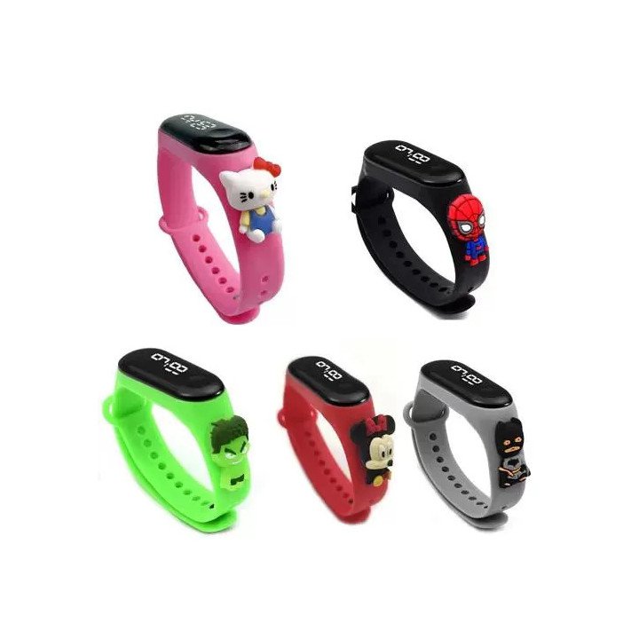 Toptan Çocuk Saatleri | Su Geçirmez Led Figürlü Modeller