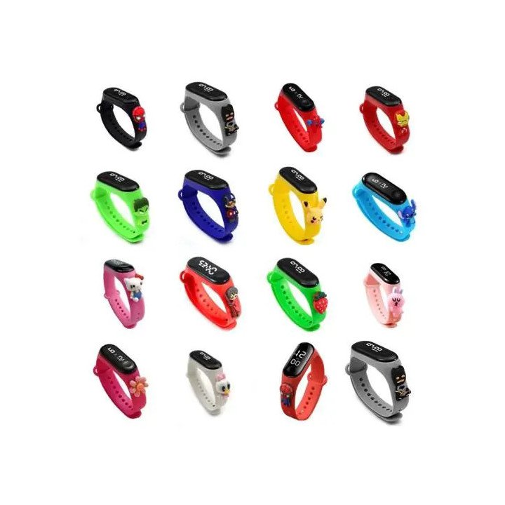 Toptan Çocuk Saatleri | Su Geçirmez Led Figürlü Modeller