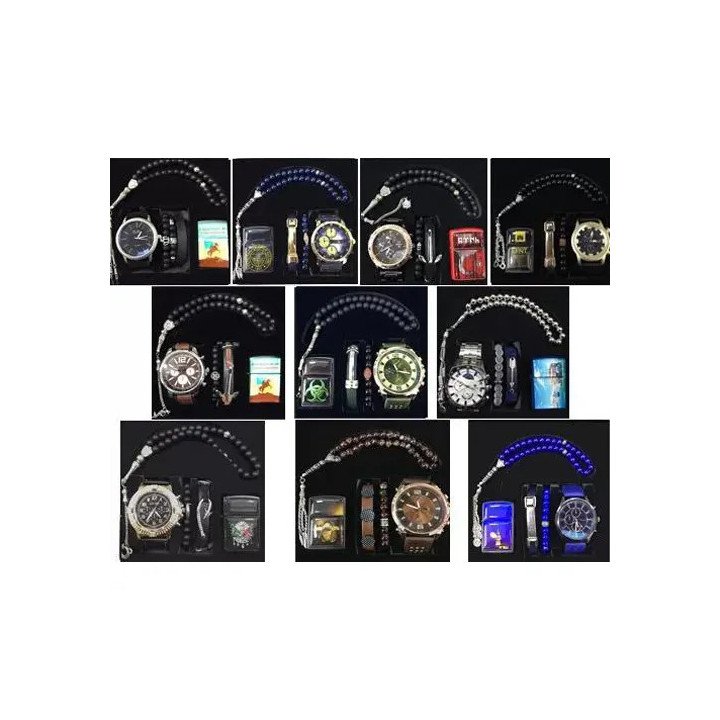 Toptan 5’li Erkek Hediye Seti Çakmaklı | Şık ve Fonksiyonel Hediyelik